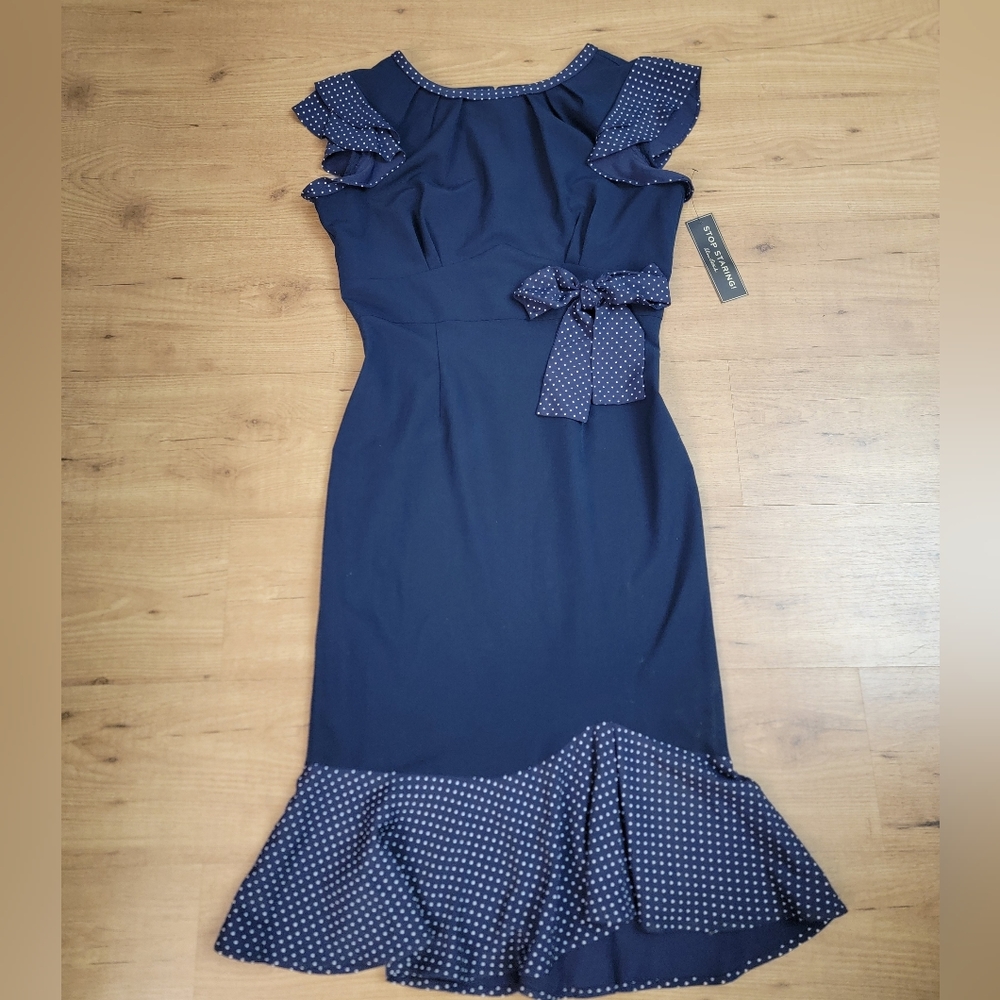 STOP STARING Vintage Pinup Retro Dress